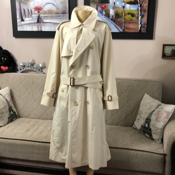 BURBERRYS  OF LONDON Jackets & Blazers - VINTAGE Burberry’s  of London trench coat size L- XL tall